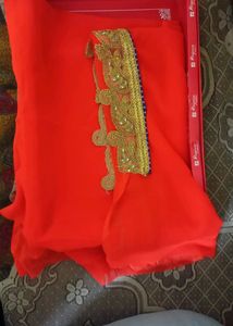 Orange Saree