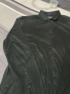 Classic Black Button-Up Shirt