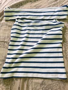 Striped Off-Shoulder Top