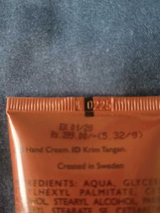 Oriflame Amber Elixir Hand Cream