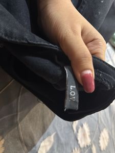 Wide Leg black Blue Pants
