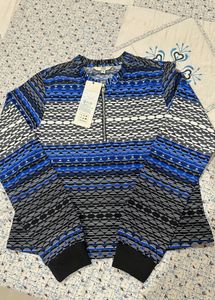Completely New Patterned Long Sleeve Top