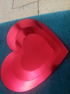 Red Heart Shaped Decorative Piece 3d