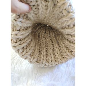 Big Size Knitted look crochet 🧶 Beanie