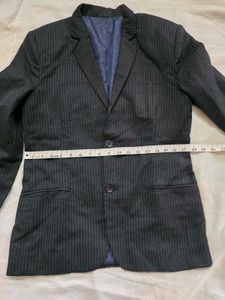 Men's Pinstripe Double-Breasted Blazer