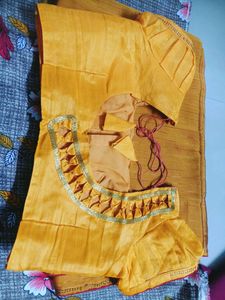 New Saree With Designar Blause