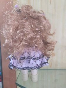 Cute Doll with Purple Dress
