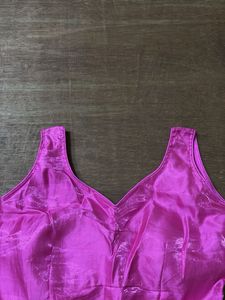 Vibrant Pink Silk Blouse