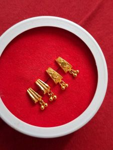 Elegant Gold  Stud Earrings
