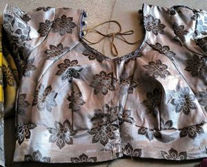 Elegant Olive Floral Saree