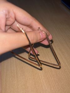 Triangle Hoop Earrings