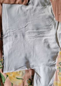 White Tree Print Top