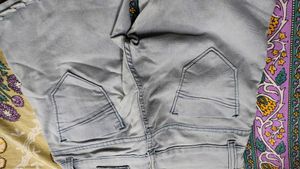 Light Wash Distressed Denim Shorts