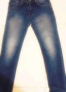 Men's Slim Fit Blue Jeans