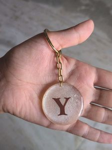 Personalized Letter Y Keychain