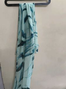 Stylish Blue &amp; Teal Abstract Dupatta Scarf