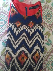 Stylish Patterned Skater Dress