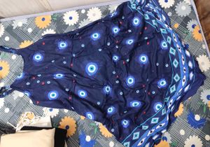 Boho Evil Eye Print Kurta