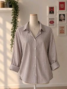 Classic Striped Button-Down Shirt