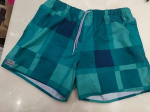 Decathlon Men's Plaid Swim Trunks