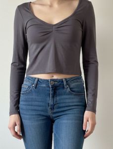 Long Sleeve Crop Top