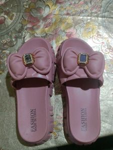Cute Bow Flip Flops