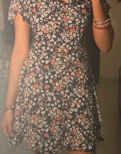 Floral Print Mini Dress