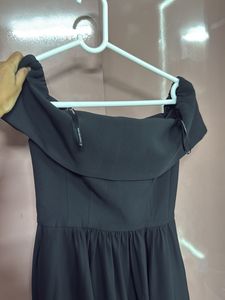 Elegant Black Off-Shoulder Dress