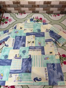 Men's Nautical Print Casual Shirt