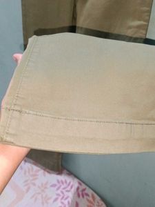 Olive Green Flared Pants