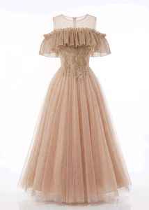♡ Princess elegant sparkly flared off shoulder