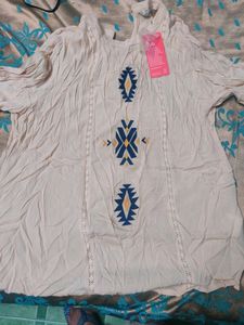 New Embroidred Top For Girls /Women