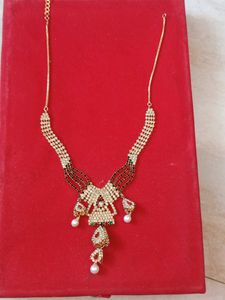 Exquisite double zarkan Necklace Set with Earrings