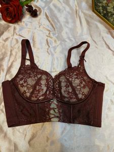 Lace Corset Style Bra