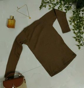 Long Sleeve sweetheart neck Top🤎😽
