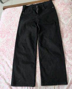 Black Wide Leg Jeans