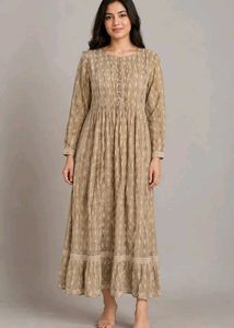 Boho Print Button-Down Kurta