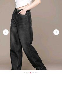 Roadsters Stylish Dark Wash Baggy Jeans