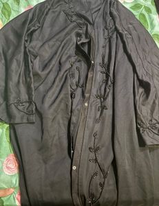 Elegant Black Embellished Kurta