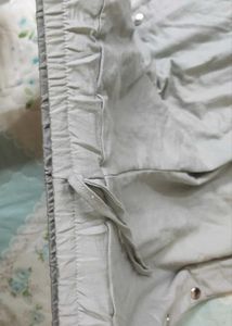 Stylish Grey Snap Button Pants