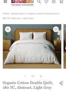 Spaces Classic Corner Double Bed Quilt