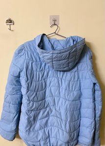 Light Blue Puffer Jacket