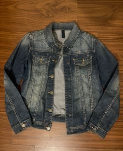 Benetton Jeans Vintage Fitted Denim Jacket