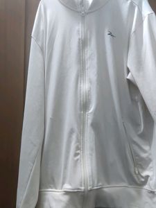 White Reebok Track Jacket