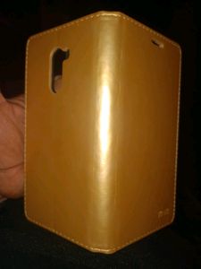 Poco f1 Flip Cover In Golden Colour