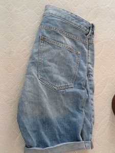 denim shorts h&amp;m
