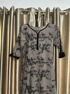 Floral Print Kurta