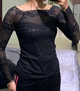 Premium🔥Dark feminine 👠 Lace Top gothic 🕯️