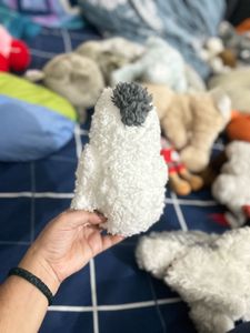 Lucky and elegant Soft White Swan Plush Toy
