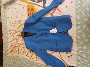 New Blazer Blue With Tag And Read bio